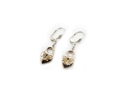 Heart Lock Fashion Charm Earrings